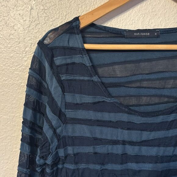Cut Loose Striped Tunic Small - Picture 4 of 6